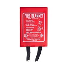 fire blanket and fire extinguisher