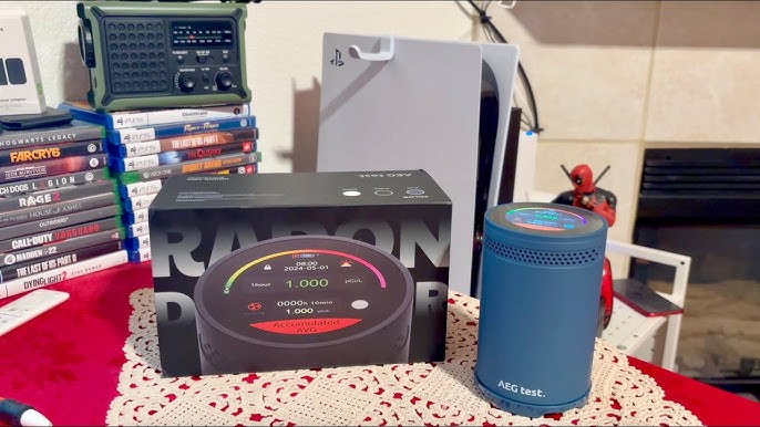 carbon monoxide and radon detector