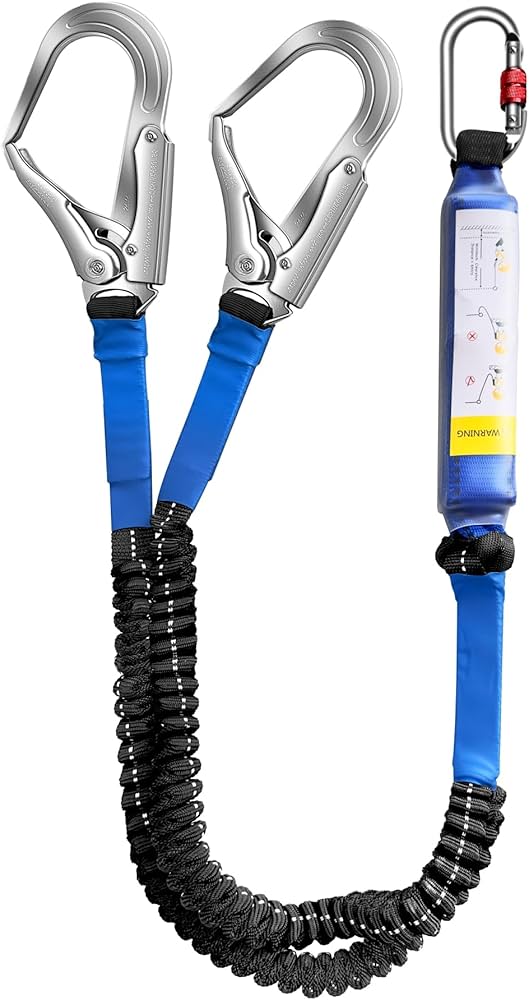 short lanyard for safety harness