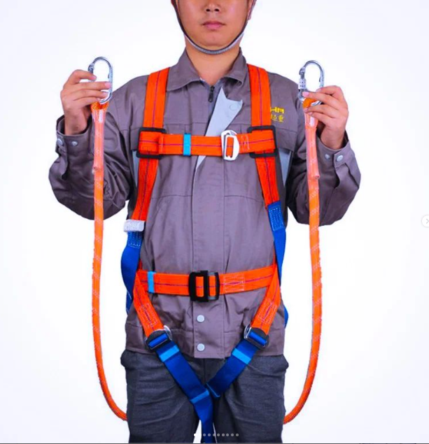full body harness with shock absorber