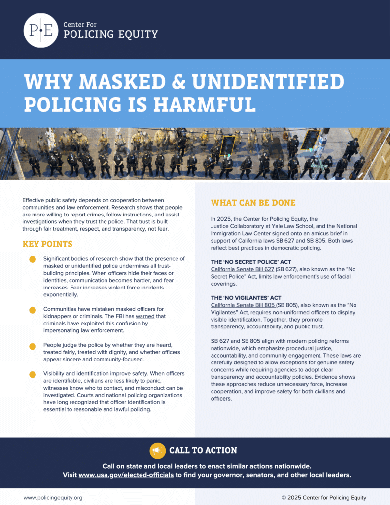 effective policing promotes public safety