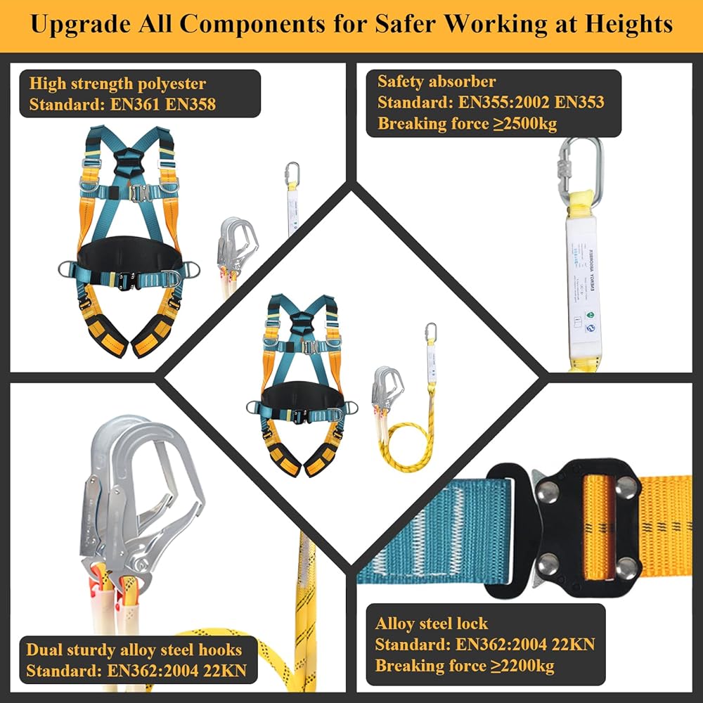 fall protection harness for big guys