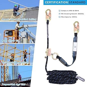 fall restraint rope