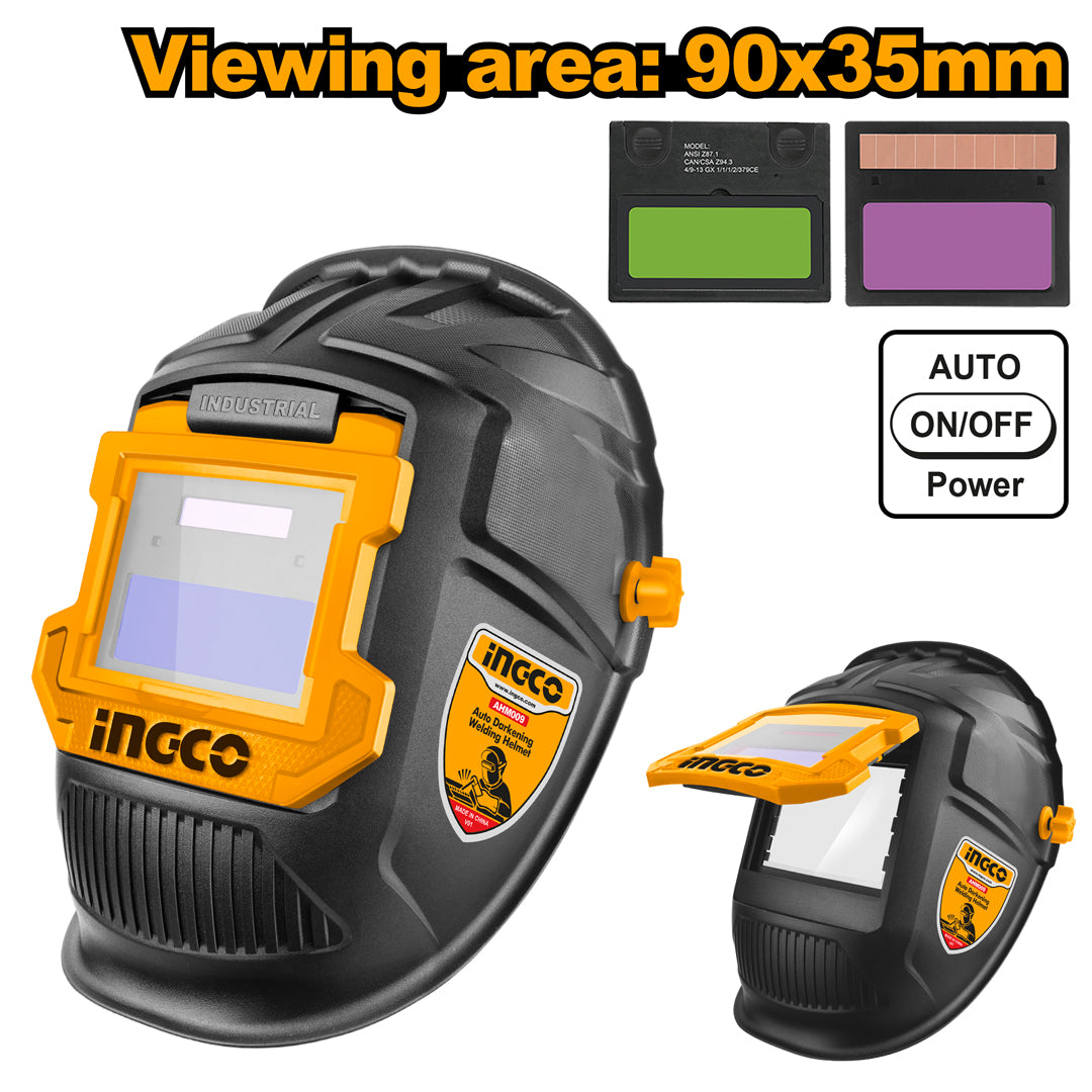 ingco auto darkening welding goggles