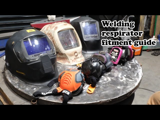respirator under welding helmet